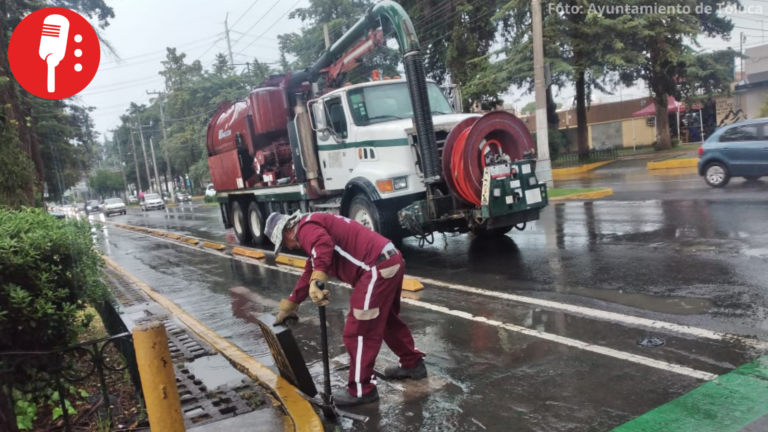 Toluca refuerza acciones preventivas ante fuertes lluvias y mantiene vigilancia permanente