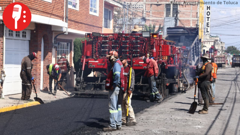 Toluca avanza en la rehabilitación de vialidades estratégicas y mejora la movilidad