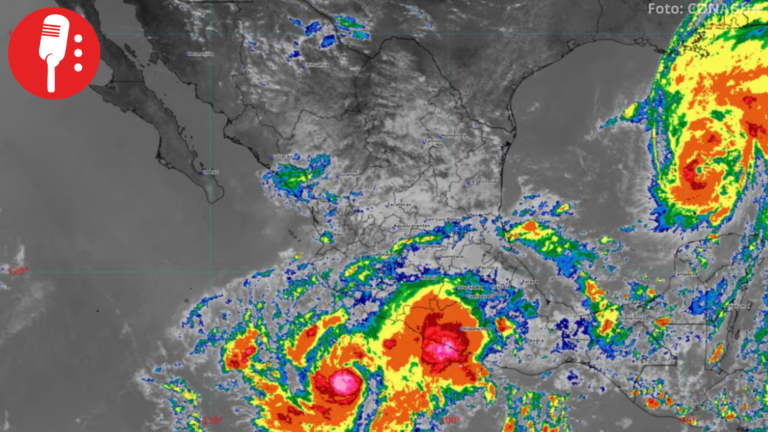 Huracán Simón se fortalece y amenaza las costas del Pacífico mexicano