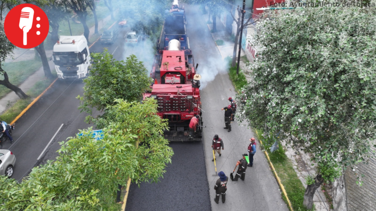 Diablo Dragón rehabilita más de 18 kilómetros de vialidades en Toluca