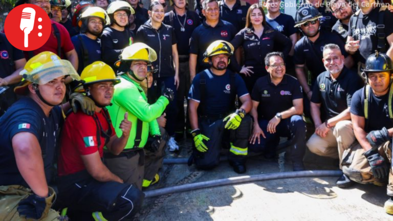 Bomberos de Playa del Carmen fortalecen su preparación con capacitación especializada