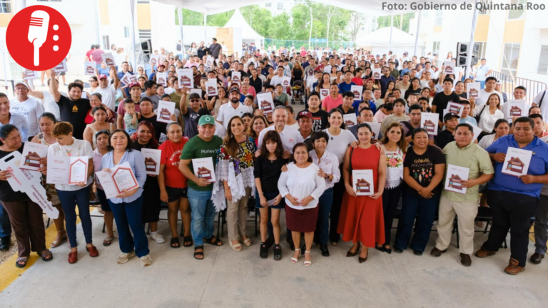 Entregan 288 Viviendas para el Bienestar en Puerto Aventuras