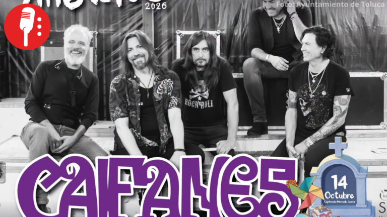 Caifanes llega a Toluca este 14 de octubre con un concierto gratuito por el Festival Alfeñique 2026