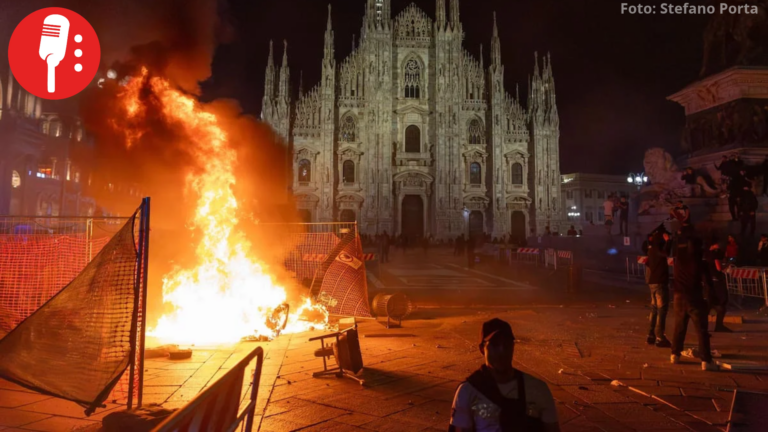 Protestas en Milán por encarecimiento del costo de la vida