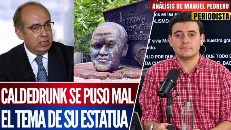 Análisis | Calderón se pasea con Azucena, Ciro y más gatilleros por su estatua: Manuel Pedrero