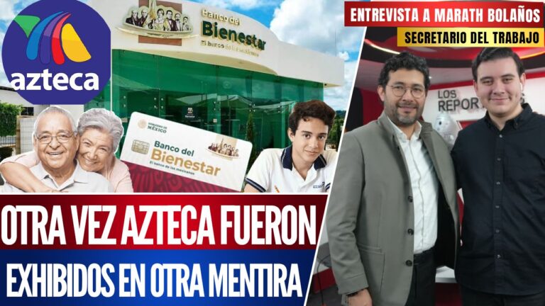 Entrevista | Desmienten a TV Azteca: ellos mismos usan los programas sociales dela 4T