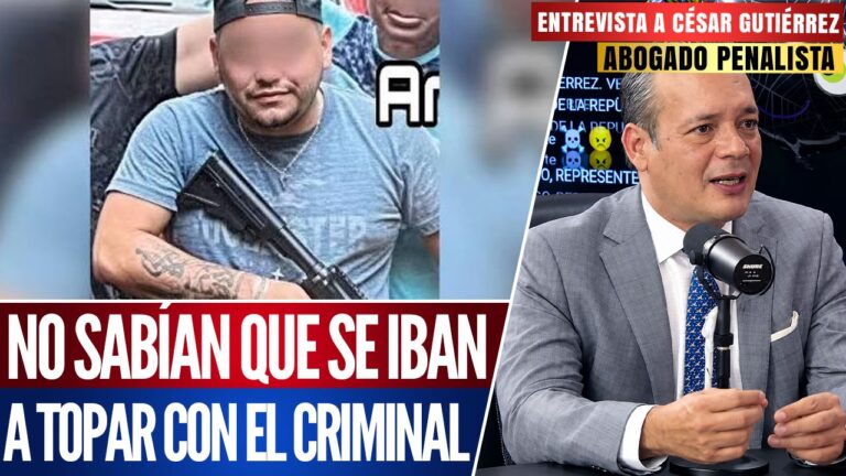 Entrevista | Liberaron criminal “El Güero Gym” ¿Por qué lo hicieron? Lo explica César Gutiérrez