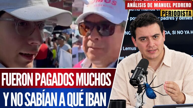 Análisis | Acarreados a la marcha; fueron captados gente del PRIAN y Somos: Manuel Pedrero
