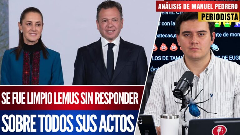 Análisis | Pedrero truena contra Lemus en la Mañanera por no responder preguntas obligadas