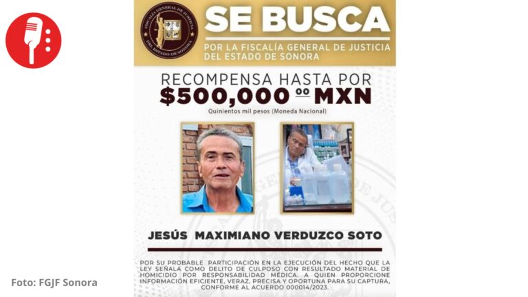 Médico buscado por muerte de 8 pacientes con sueros en Sonora se entrega a autoridades