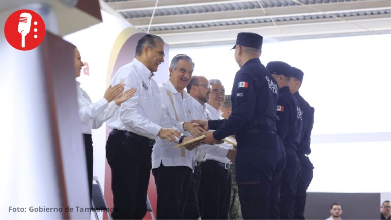 Américo Villarreal anuncia beca del 90% para policías que estudien Seguridad Pública