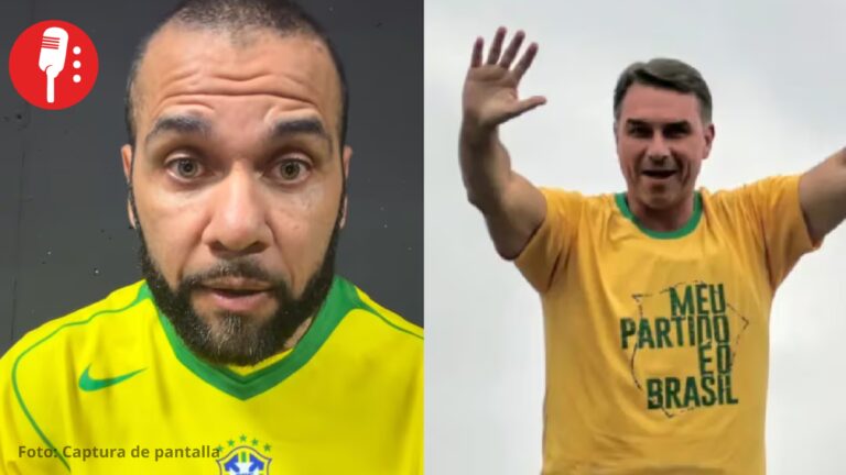Dani Alves, exfutbolista acusado de violación, muestra su apoyo a Flávio Bolsonaro