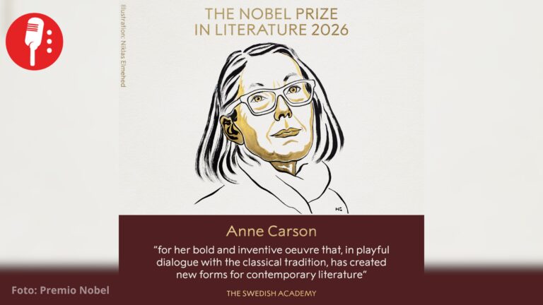 Anne Carson gana el Nobel de Literatura por su mezcla de poesía y mundo clásico