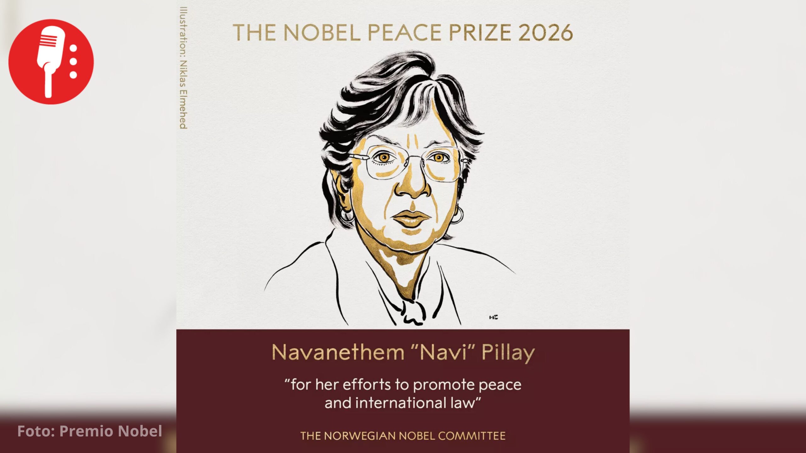 Navi Pillay gana el Nobel de la Paz y denuncia ataques al derecho internacional