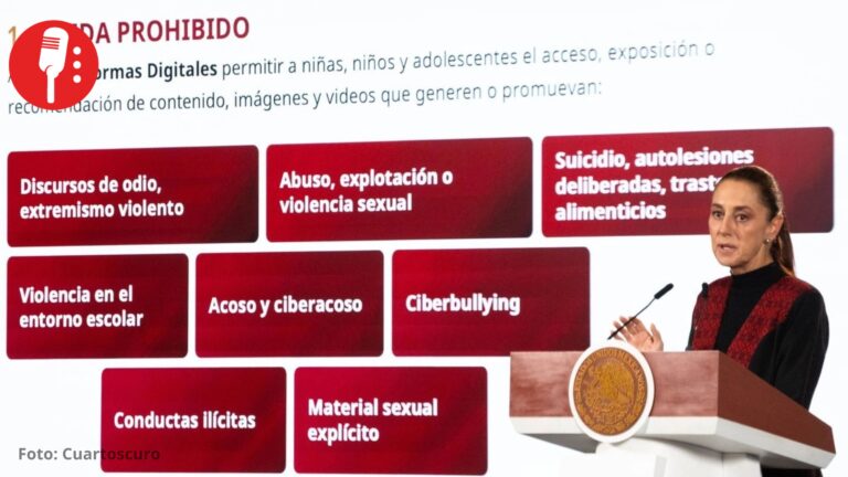 Sheinbaum alista decreto para que redes sociales retiren contenido violento dirigido a menores