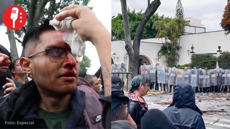 Lemus reprime marcha por agua sucia; Morena exige liberar a detenidos