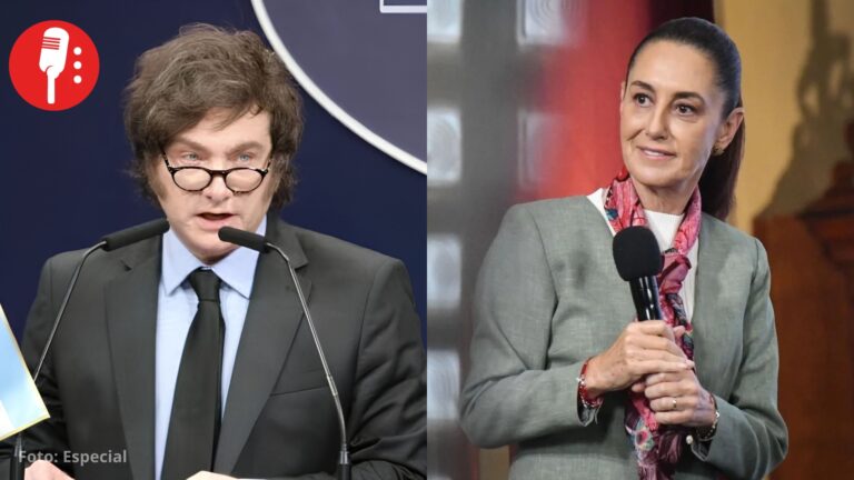 Seis de cada 10 argentinos rechazan gobierno de Milei; a Sheinbaum la aprueba el 70%