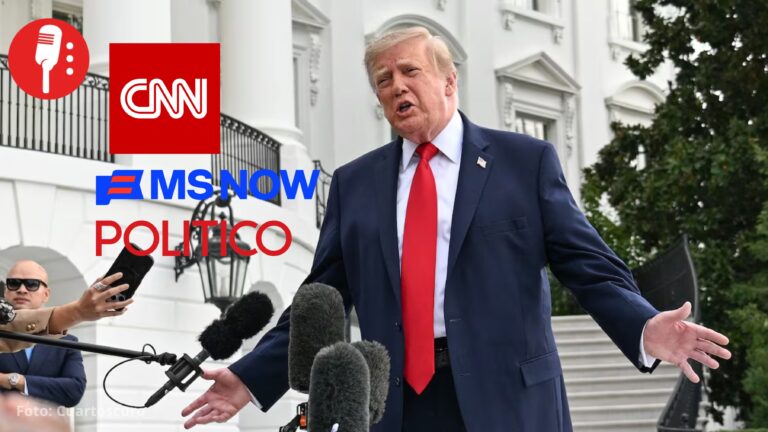 Tribunal frena veto de Trump y devuelve acceso a CNN, MS NOW y Politico a la Casa Blanca