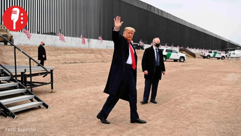 Trump dice que aranceles a México financiaron varias veces el muro fronterizo