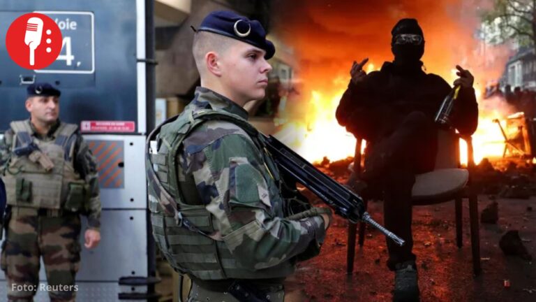 Macron desplegará militares para reprimir a manifestantes en Francia