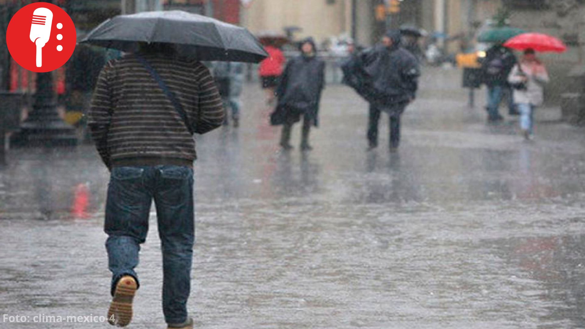 Lluvias intensas reciben a octubre: Conagua alerta por aguaceros en más de 20 estados