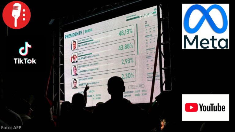 Acusan a Meta, Google y TikTok de violar normas electorales en la primera vuelta de Brasil
