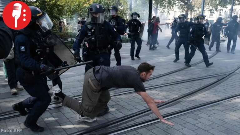 Detienen a policía que destrozó mandíbula a estudiante de 14 años en protesta en Francia