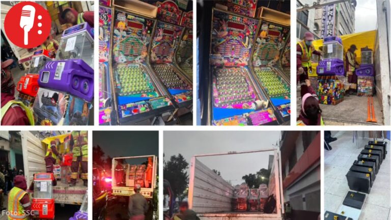 Aseguran 266 máquinas tragamonedas sin permiso en Cuauhtémoc e Iztapalapa