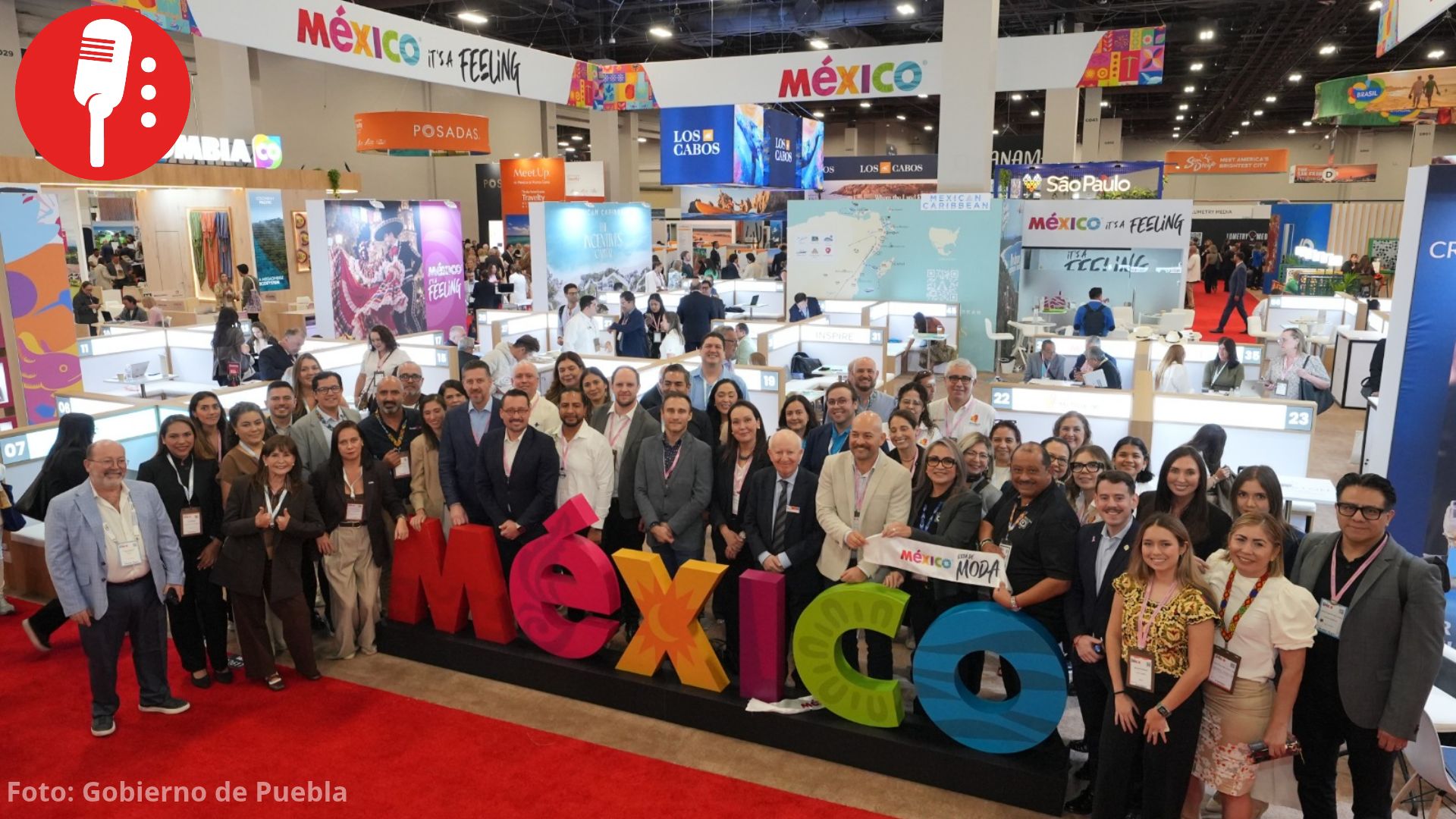 Puebla promueve su oferta turística en IMEX America 2026, en Las Vegas