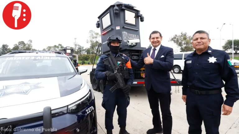 Alejandro Armenta pide reconocer a los cuerpos de seguridad de Puebla