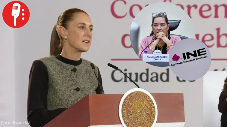 “Taddei traicionó la confianza del pueblo”: Sheinbaum pide auditar al INE y acabar con fraude de papelería electoral