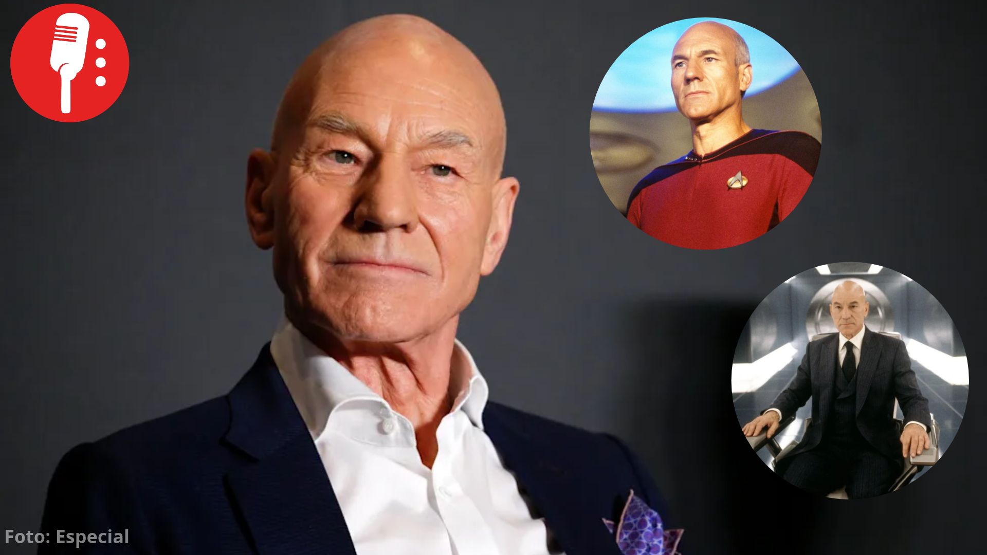 Muere Patrick Stewart, el capitán Picard de “Star Trek” y el Profesor X de “X-Men”, a los 86 años