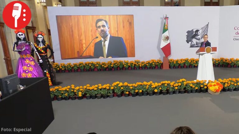 Sheinbaum destaca la cultura mexicana y el Día de Muertos entre paisanos en Texas