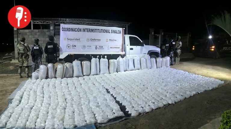 Ejército decomisa 1.3 toneladas de metanfetamina de Los Mayos en Culiacán