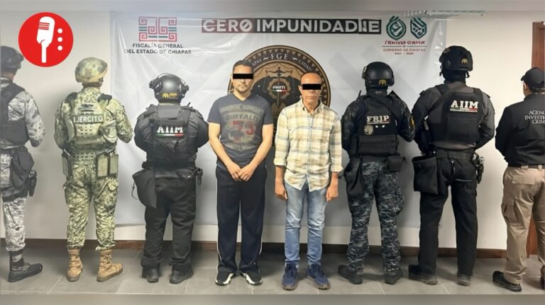 Cae el alcalde de Suchiapa en un operativo federal contra la corrupción