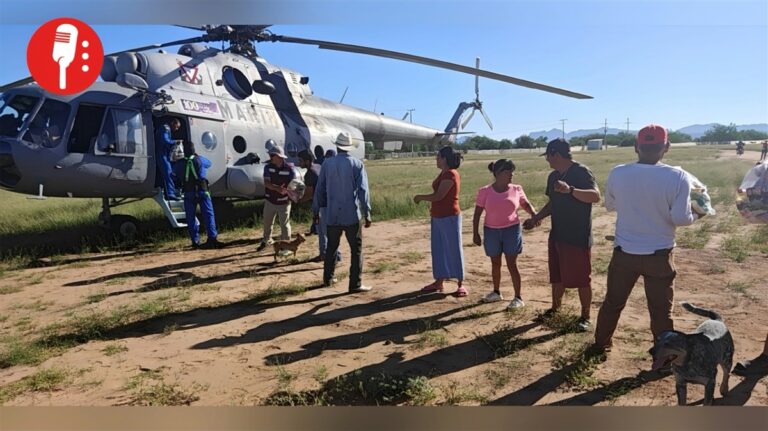 Marina lleva ayuda por aire y mar a comunidades golpeadas por Polo