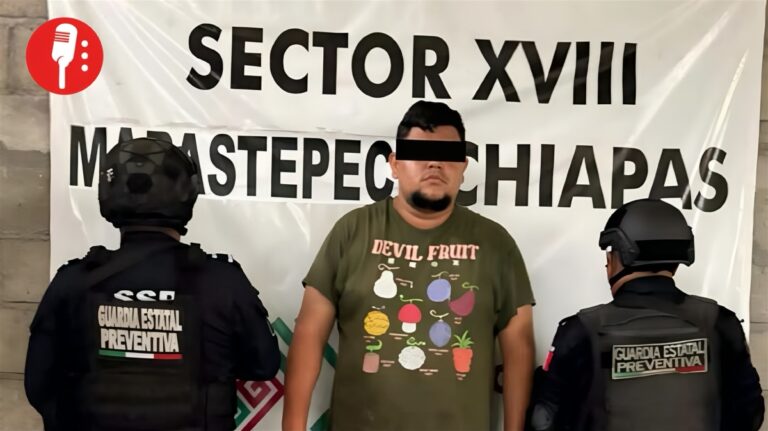 Detienen en Chiapas a migrante hondureño de la caravana “Fe y Esperanza con Dios”