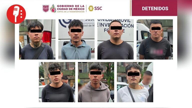 Siete detenidos tras golpear a policías en el Centro Histórico
