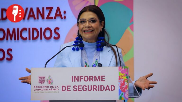 CDMX registra en septiembre su nivel más bajo de homicidios en 20 años, aseguró Clara Brugada
