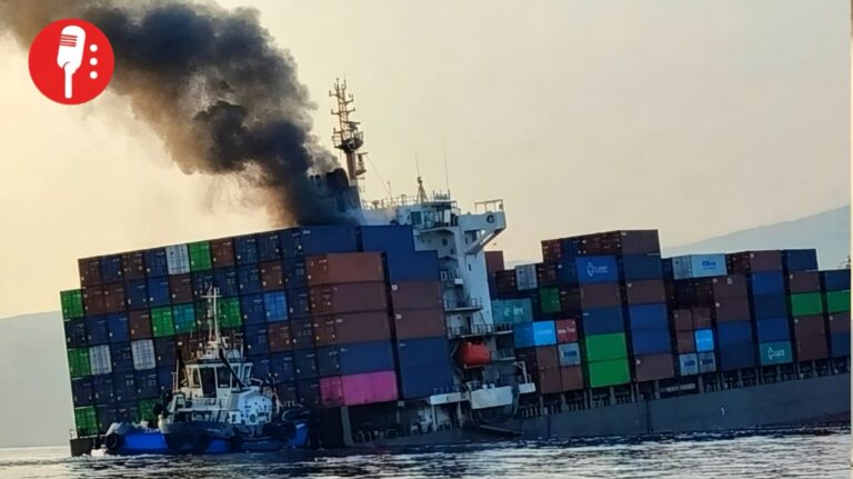 Se hunde el GFS Pride en Ormuz y sus 21 marineros se salvan