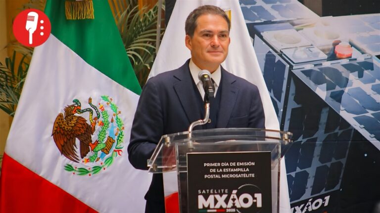 ​Correos de México lanza estampilla conmemorativa del microsatélite MXAO-1 Álvaro Obregón