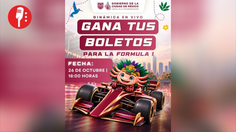Clara Brugada regala 420 pases dobles para el GP de México