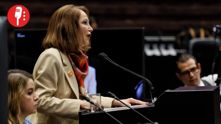 Entre gritos y curules vacías, Laura Itzel Castillo defiende los refugios para mujeres
