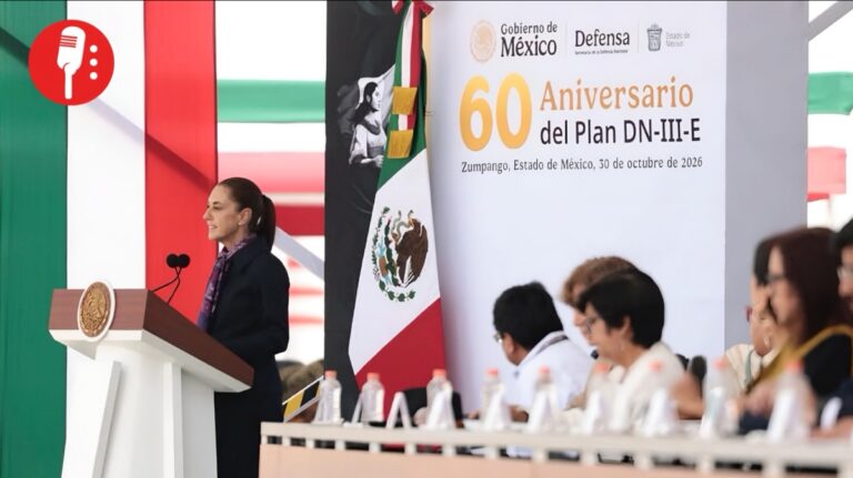 Sheinbaum agradece a los militares que no dejan solas a las familias